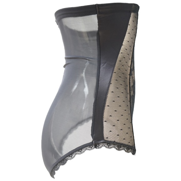 COPY - Plus size High waist shaper with Lace panel and silicone waist band. She… - Picture 2 of 11